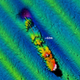 NOAA/Fugro multibeam sonar image of the USS Conestoga.